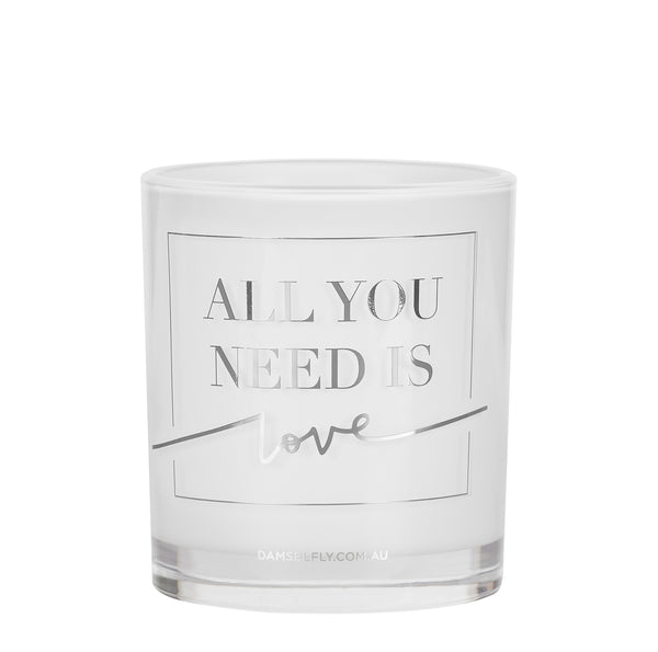 Love - Gold Candle